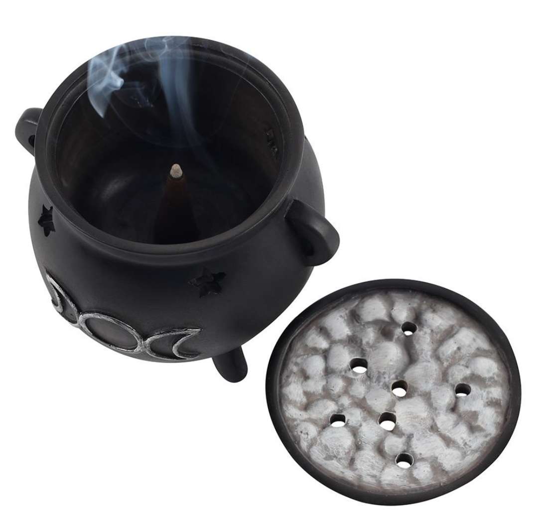 Cauldron Incense Cone Holder