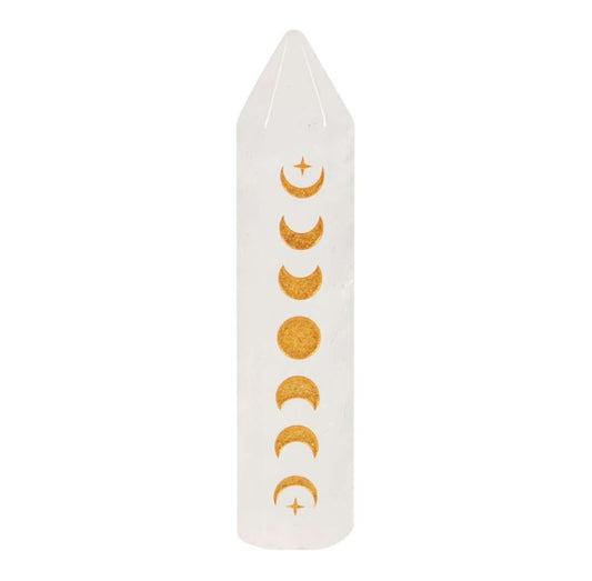 Moon Phase Crystal Point